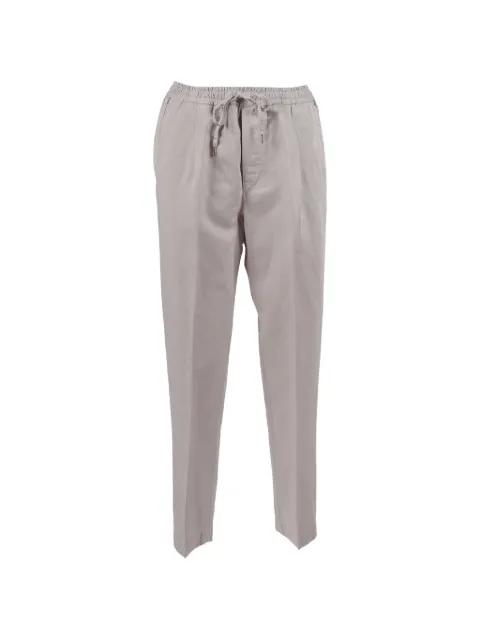 drawstring-waist pleated trousers by BRIGLIA 1949