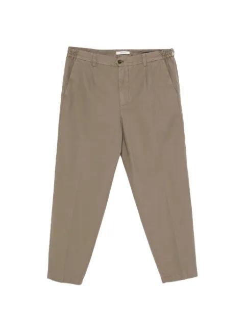 elasticated-waistband pleated trousers by BRIGLIA 1949