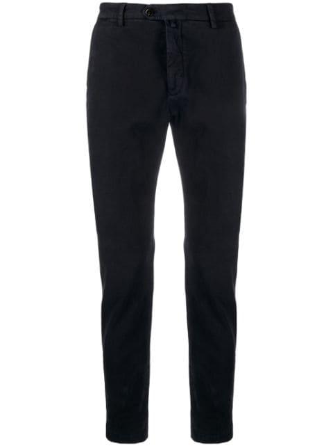 mid-rise slim-cut trousers by BRIGLIA 1949