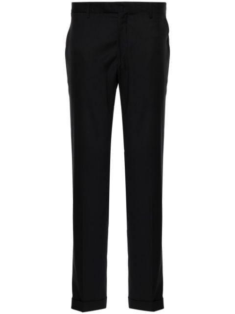 mid-rise tailored wool trousers by BRIGLIA 1949