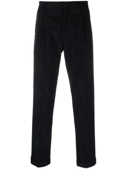 mid-rise tapered trousers by BRIGLIA 1949