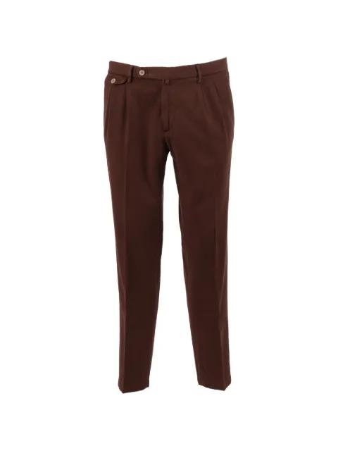 pleated button-flap trousers by BRIGLIA 1949
