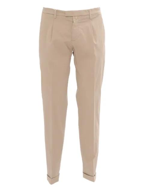 pleated-cuffed tailored trousers by BRIGLIA 1949