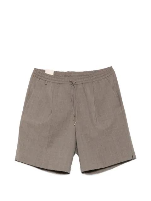 pleated drawstring shorts by BRIGLIA 1949