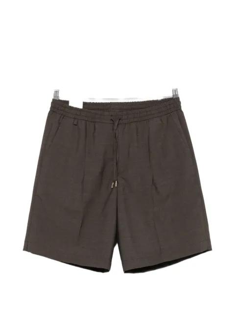 pleated drawstring shorts by BRIGLIA 1949