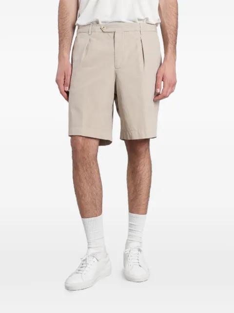 pleated flap-pocket shorts by BRIGLIA 1949