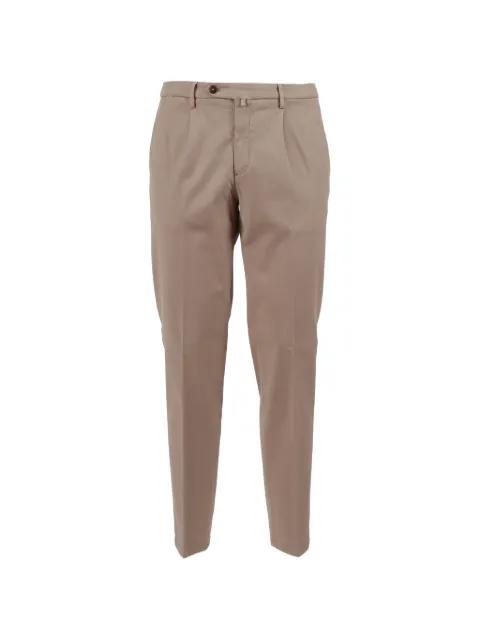 pleated-front tapered trousers by BRIGLIA 1949