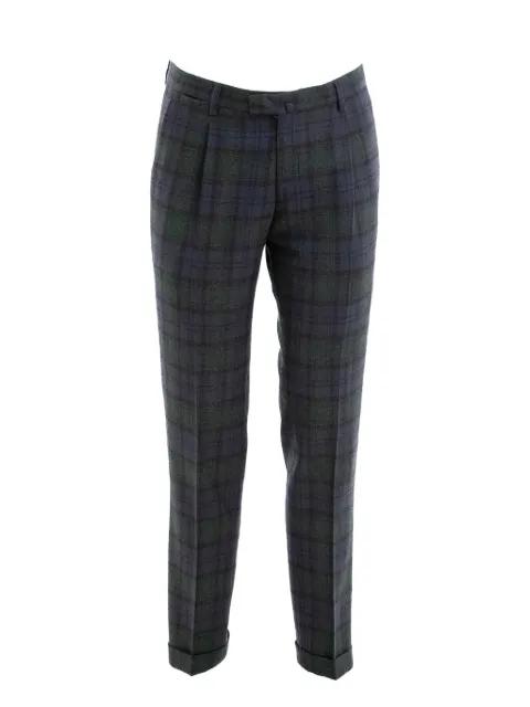 pleated plaid trousers by BRIGLIA 1949