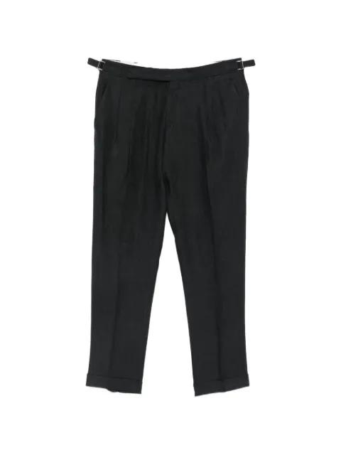 pleated side-adjuster trousers by BRIGLIA 1949