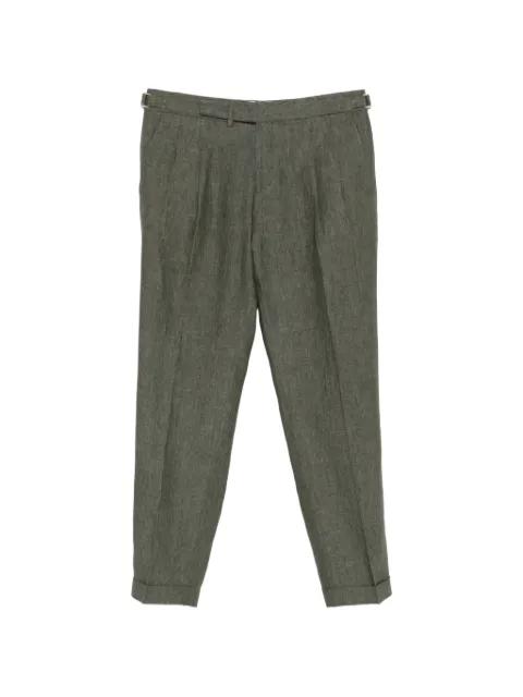 pleated side-adjuster trousers by BRIGLIA 1949