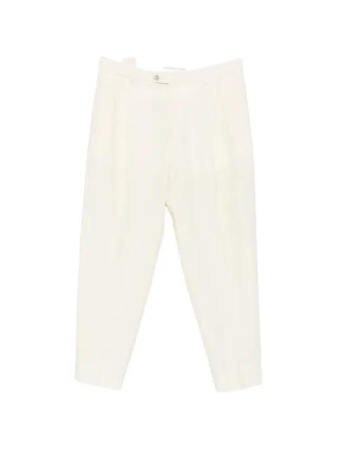 pleated tapered trousers by BRIGLIA 1949