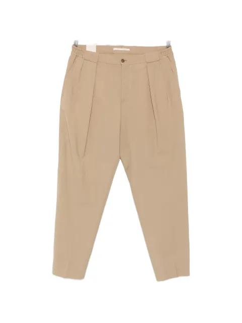 pleated tapered trousers by BRIGLIA 1949