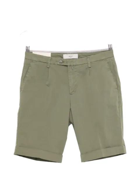 pleated turn-up shorts by BRIGLIA 1949