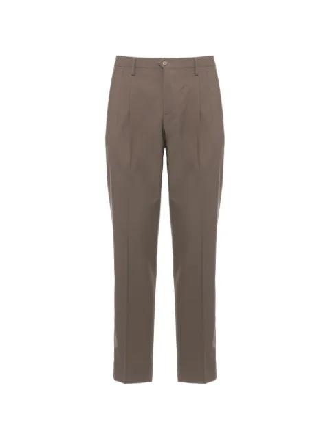pleated zip-fastening trousers by BRIGLIA 1949