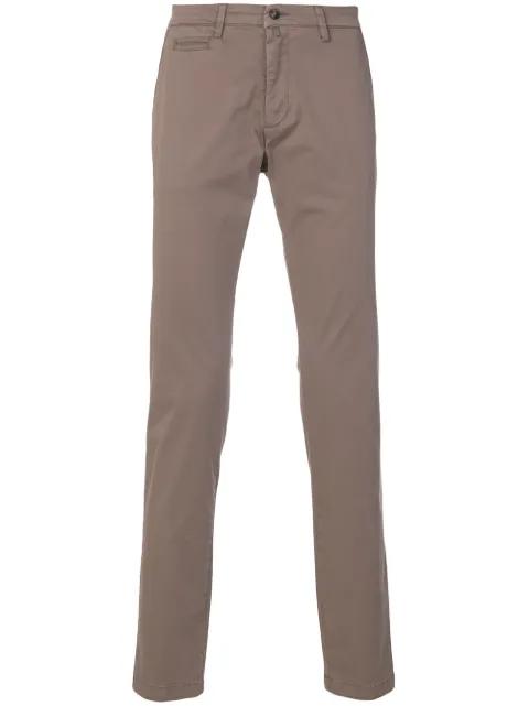 slim chino trousers by BRIGLIA 1949