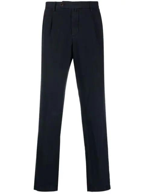 straight-leg cotton chinos by BRIGLIA 1949