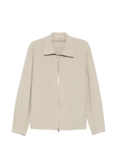 zip-up collared jacket by BRIGLIA 1949