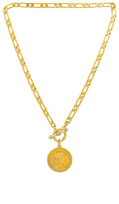 Brinker + Eliza Against All Odds Necklace in Metallic Gold by BRINKER + ELIZA