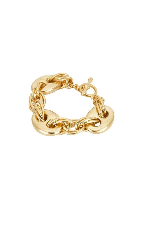 Brinker + Eliza Benji Bracelet in Metallic Gold by BRINKER + ELIZA