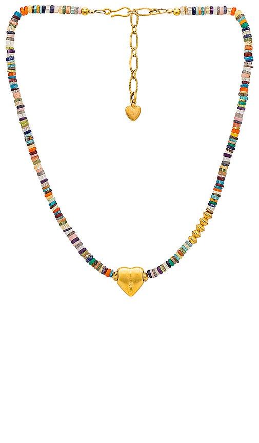 Brinker + Eliza Confetti Necklace in Multi by BRINKER + ELIZA