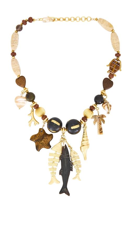 Brinker + Eliza Fisherman Necklace in Neutral by BRINKER + ELIZA