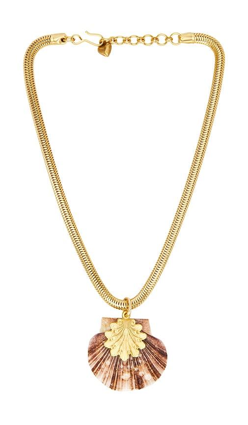 Brinker + Eliza Oceana Necklace in Metallic Gold by BRINKER + ELIZA