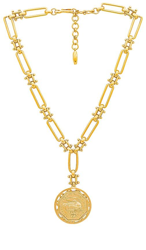 Brinker + Eliza Rhode Necklace in Metallic Gold by BRINKER + ELIZA