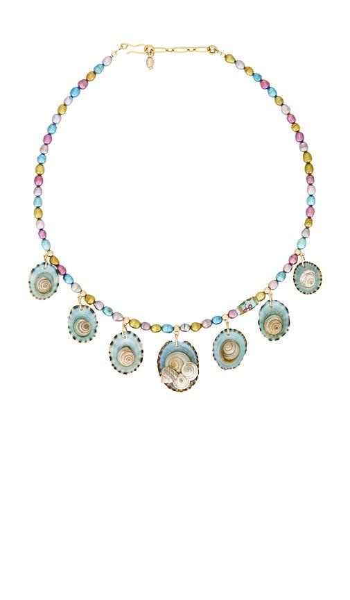 Brinker + Eliza St. Tropez Necklace in Green by BRINKER + ELIZA