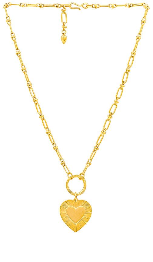 Brinker + Eliza The Best Is Yet To Come Necklace in Metallic Gold by BRINKER + ELIZA