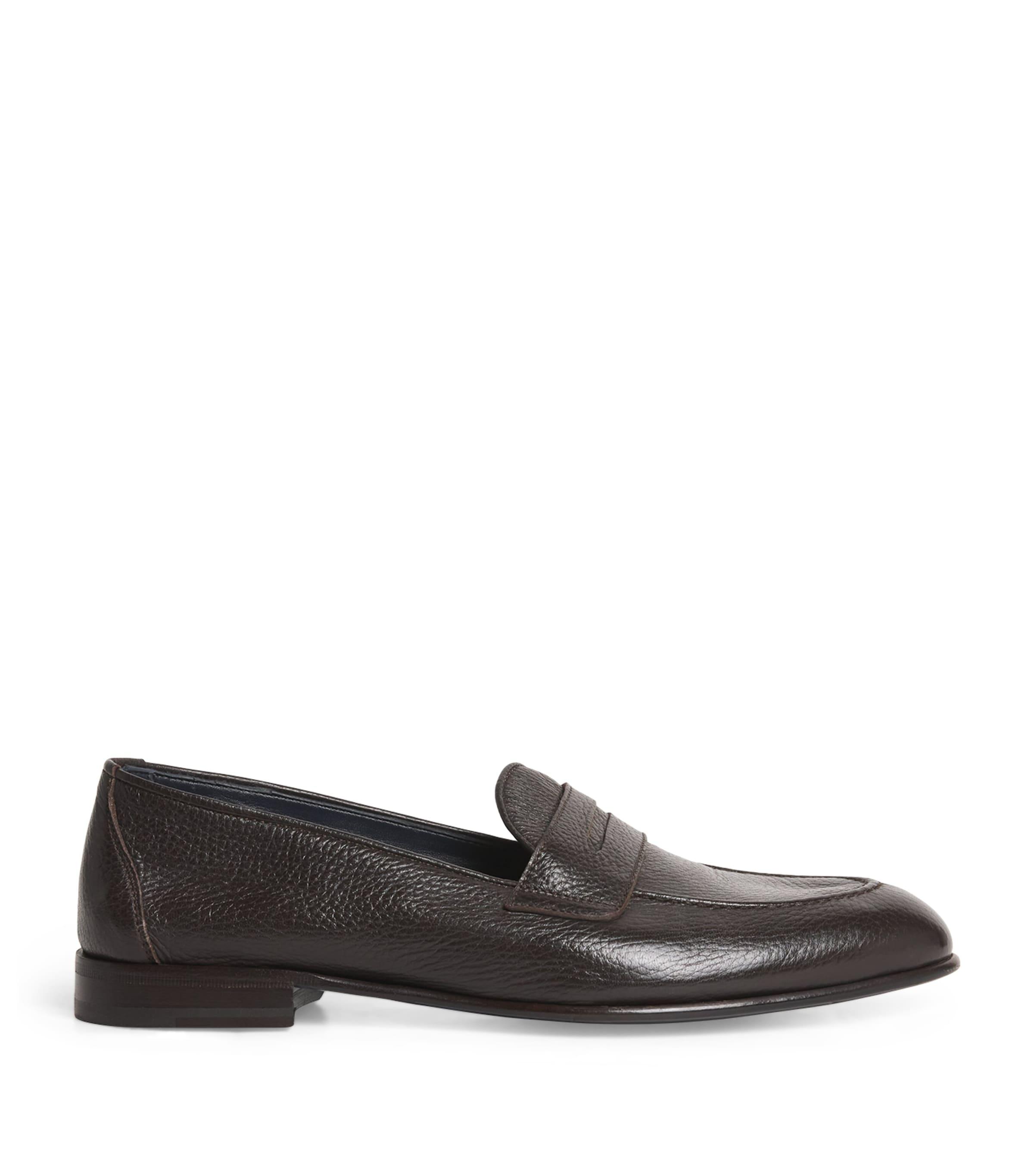 Brioni Leather Appia Loafers by BRIONI