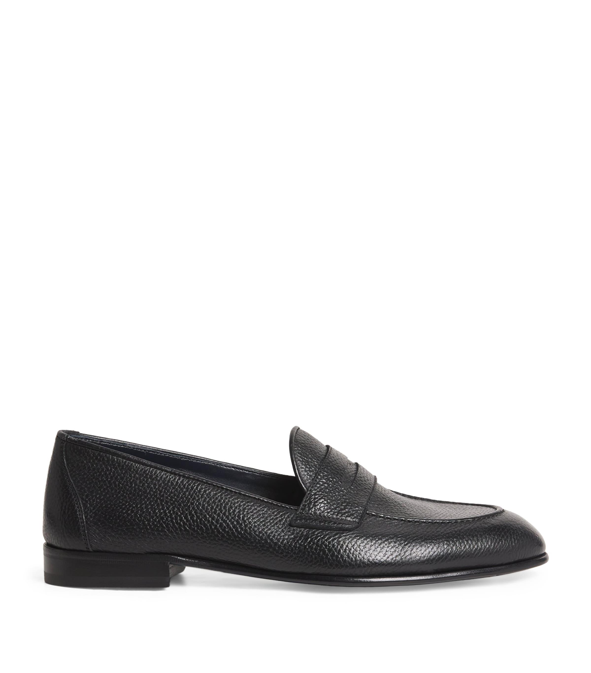 Brioni Leather Appia Loafers by BRIONI