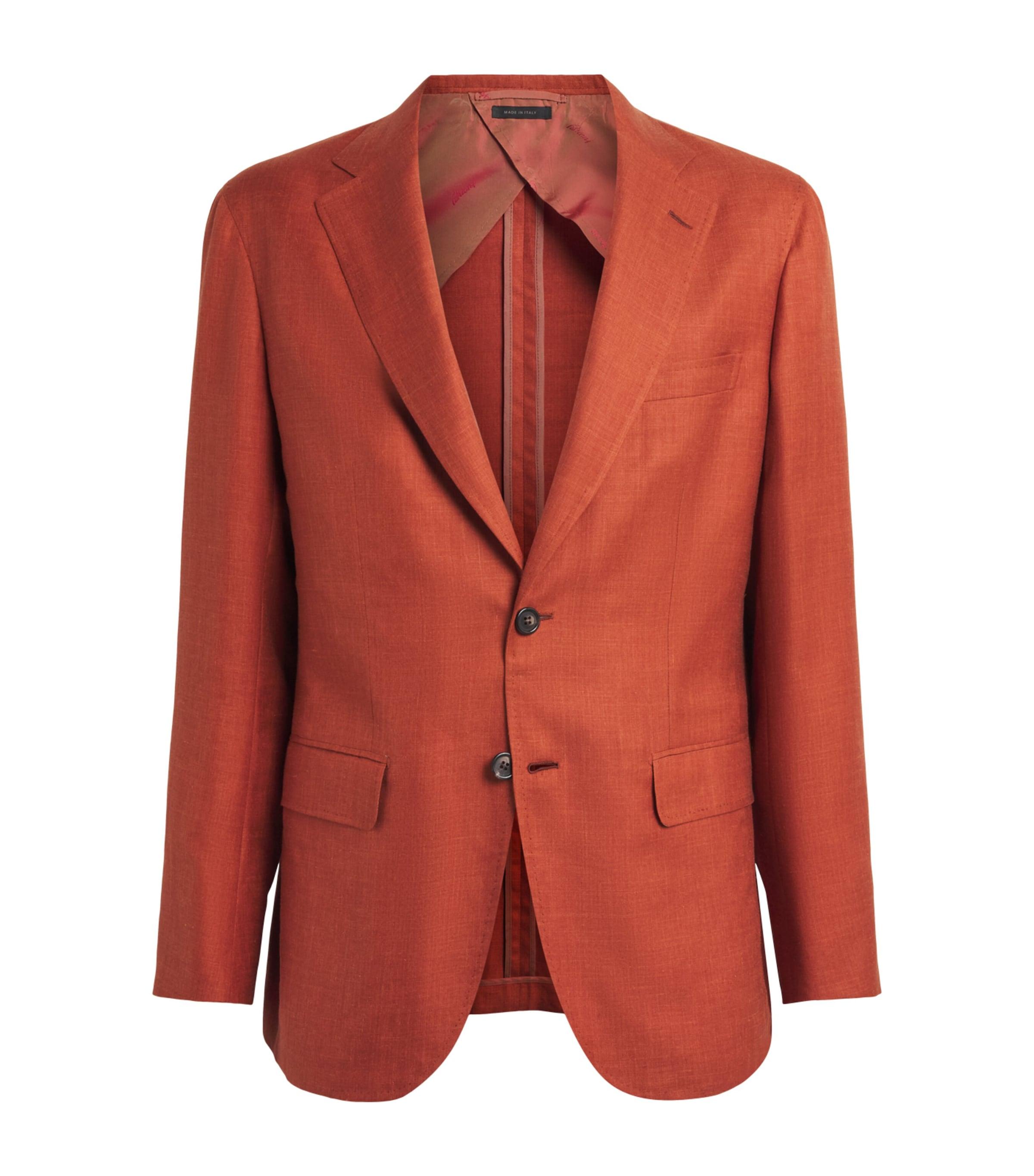 Brioni Silk-Cashmere-Linen Blazer by BRIONI