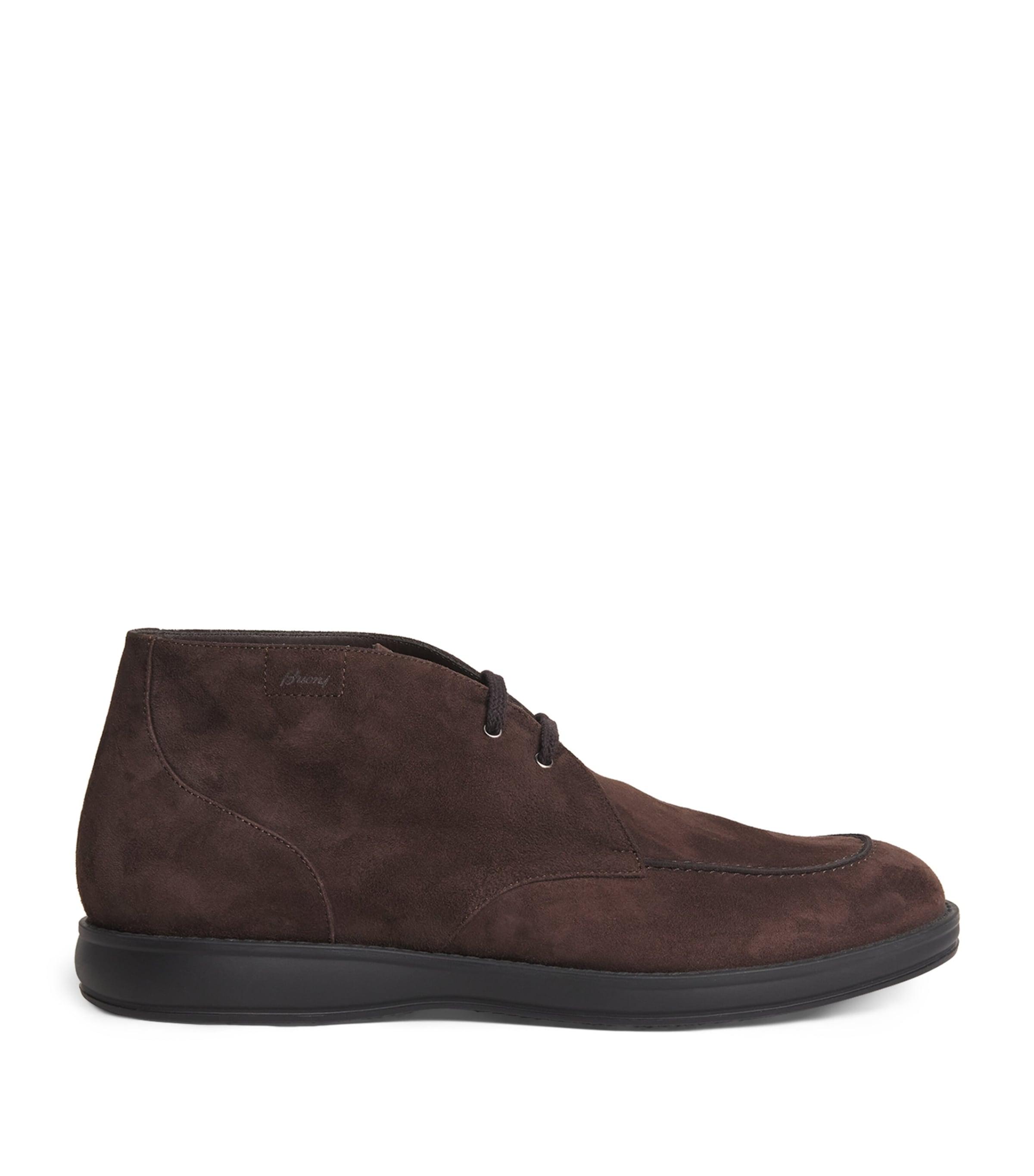 Brioni Suede Ankle Boots by BRIONI