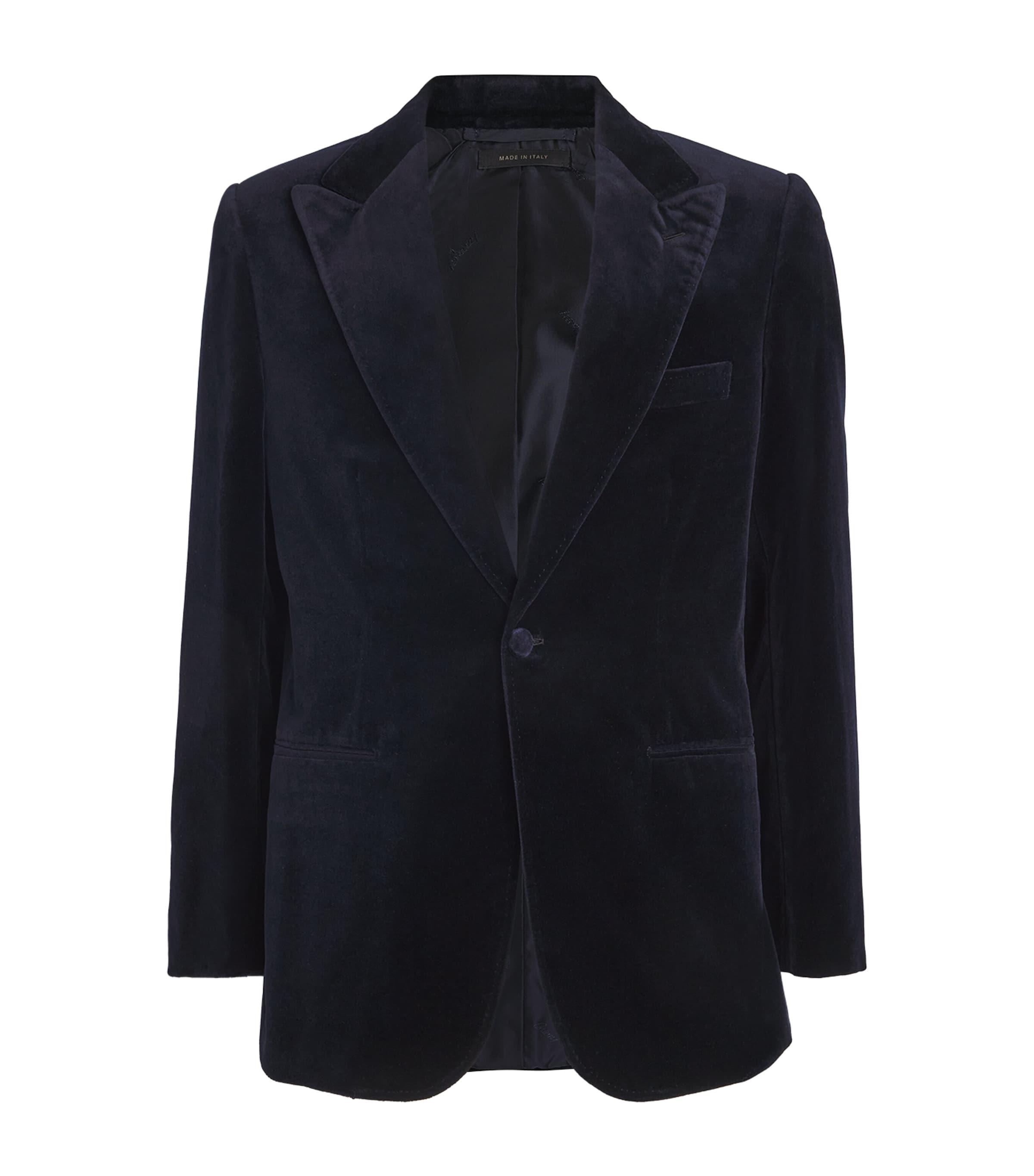 Brioni Velvet Single-Breasted Blazer by BRIONI