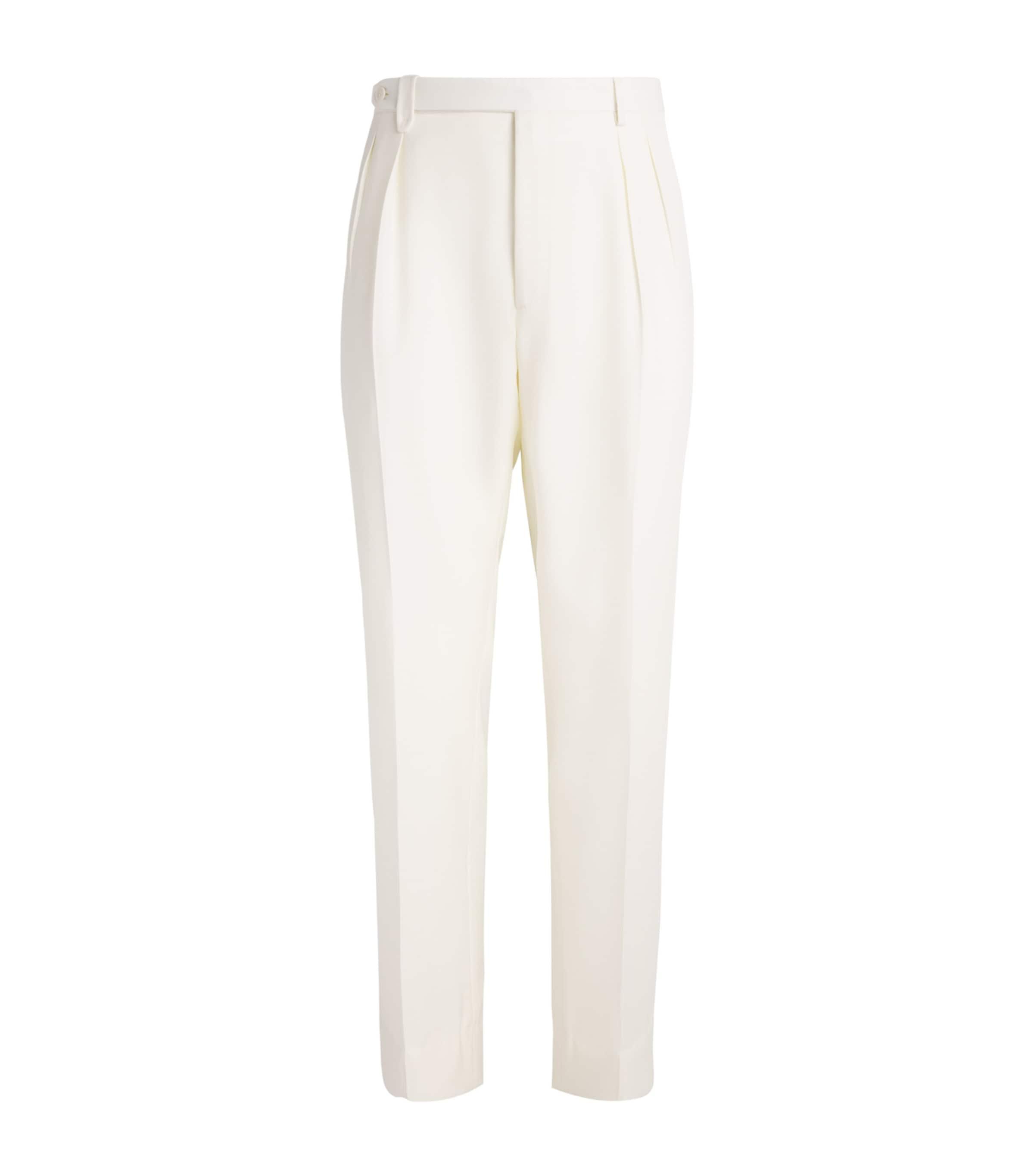 Brioni Wool Straight Tailored Trousers by BRIONI