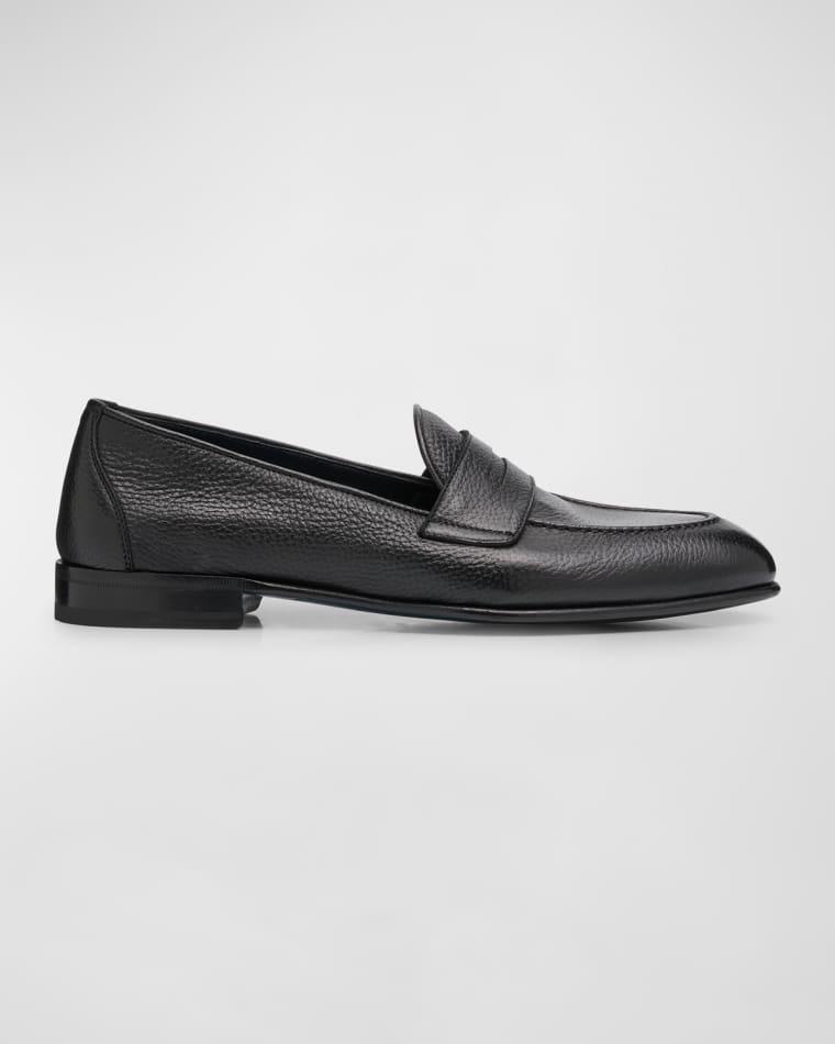 Men's Appia Deerskin Penny Loafers by BRIONI