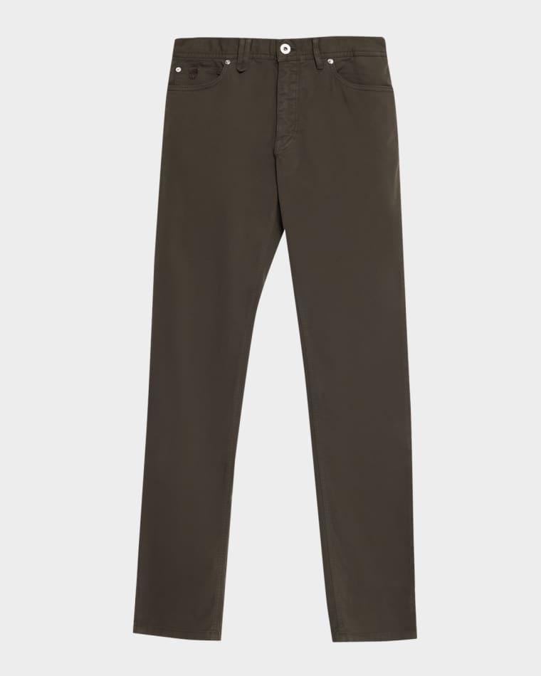Men's Cotton Stretch 5-Pocket Pants by BRIONI