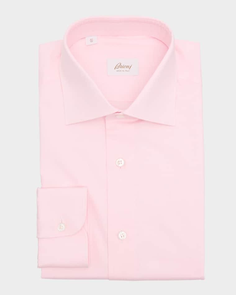 Men's Cotton Textured Dress Shirt by BRIONI