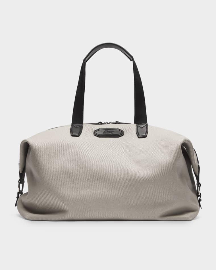 Men's Durable Canvas Duffle Bag by BRIONI