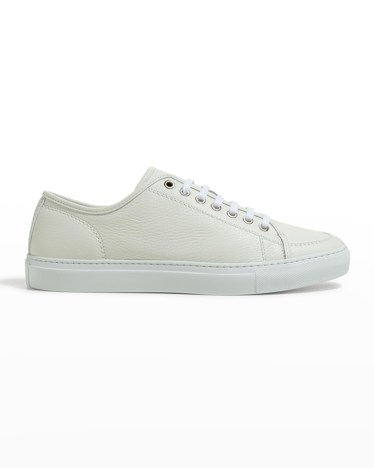Men's Leather Low-Top Sneakers by BRIONI