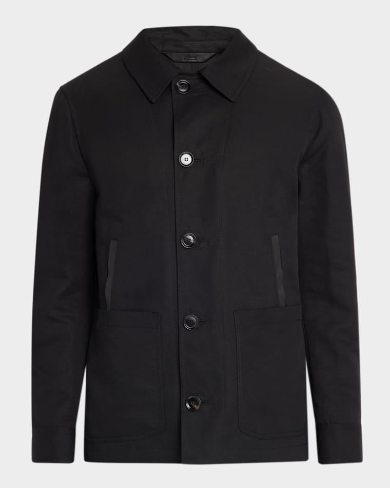 Men's Linen and Cotton Desert Jacket by BRIONI