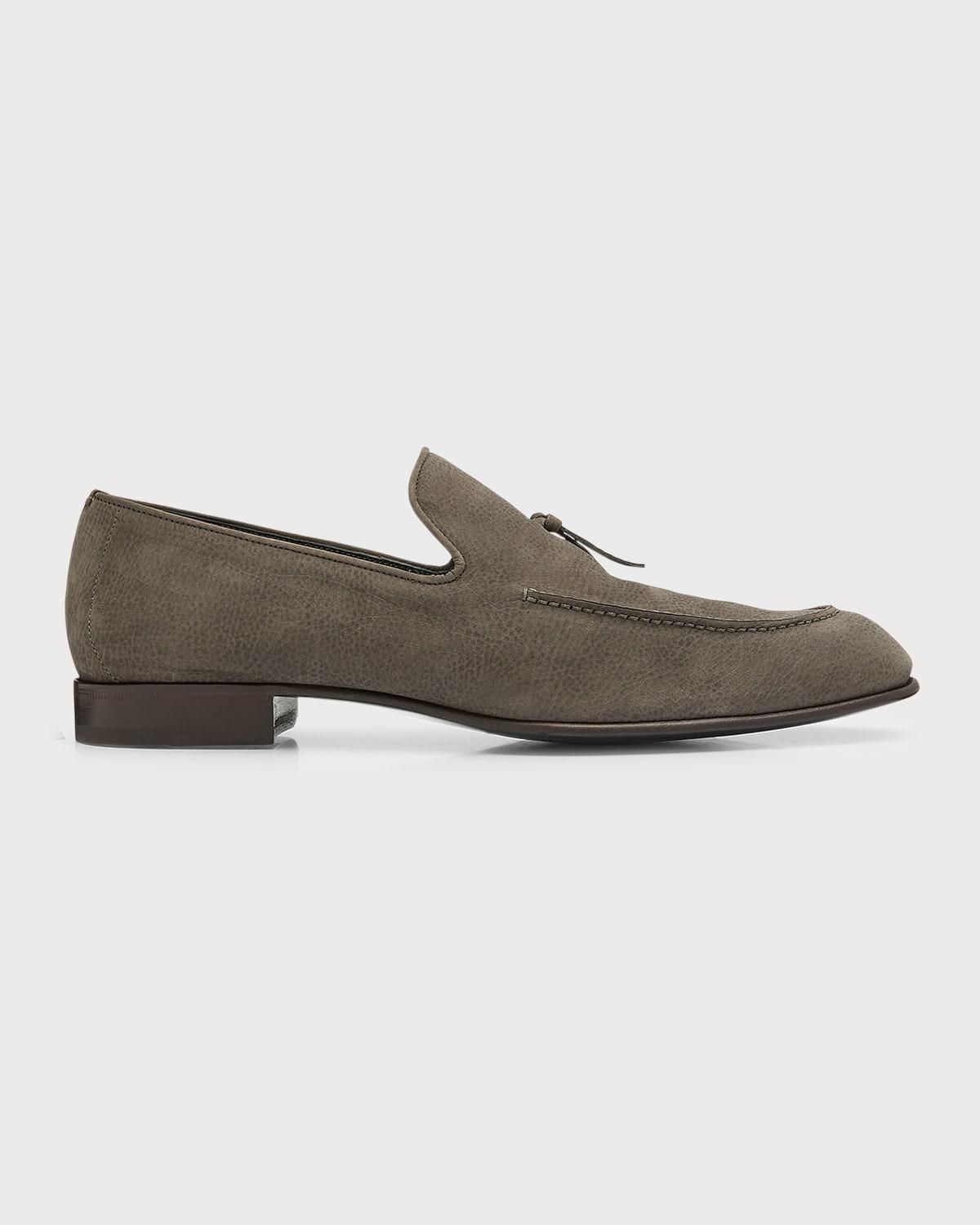 Men's Lukas Nubuck Leather Loafers by BRIONI
