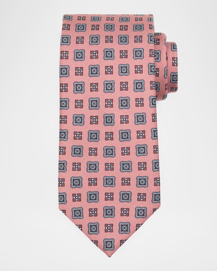 Men's Medallion Silk Tie by BRIONI