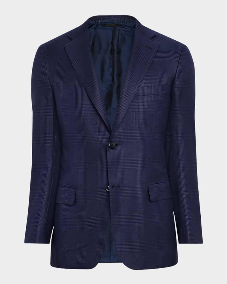 Men's Tonal Plaid Sport Coat by BRIONI