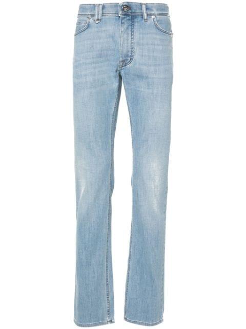 Meribel mid-rise slim-fit jeans by BRIONI