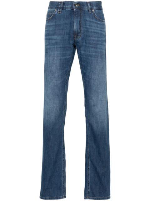 Meribel mid-rise straight-leg jeans by BRIONI
