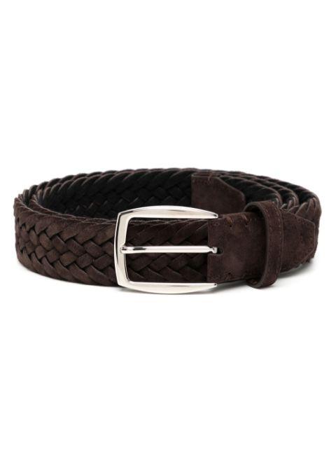 Nubuck braided belt by BRIONI