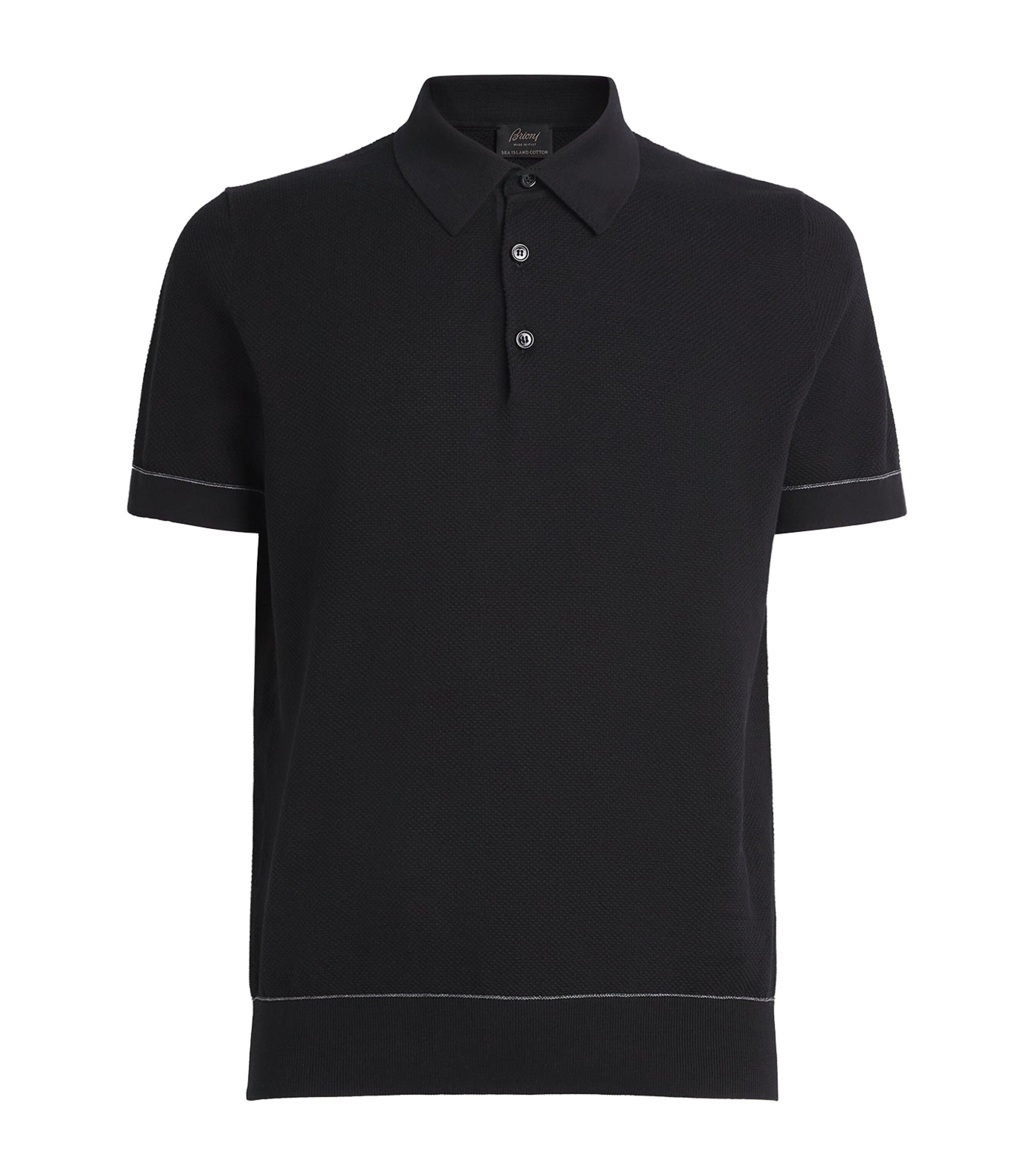 Sea Island Cotton Polo Shirt by BRIONI