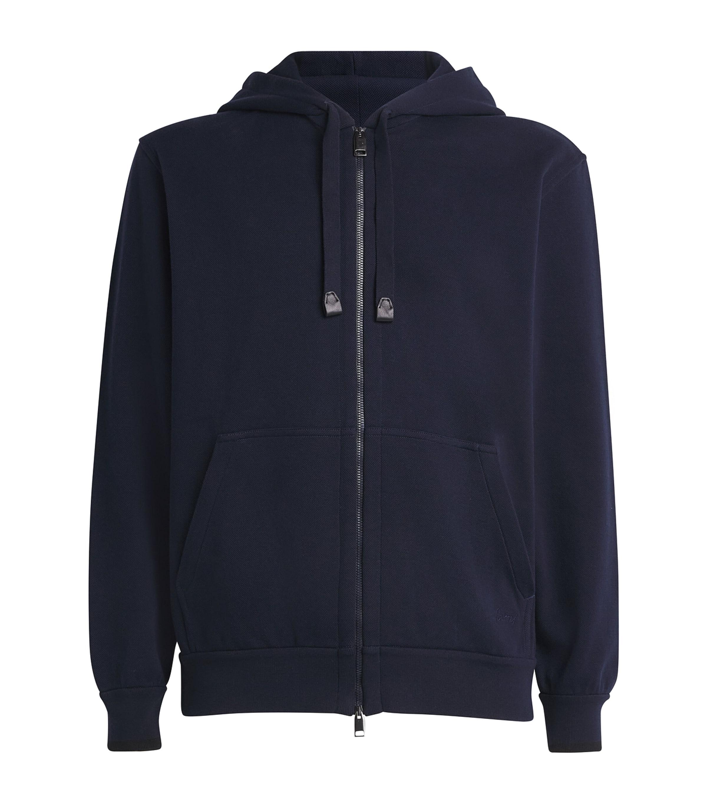 Stretch-Cotton Zip-Up Hoodie by BRIONI