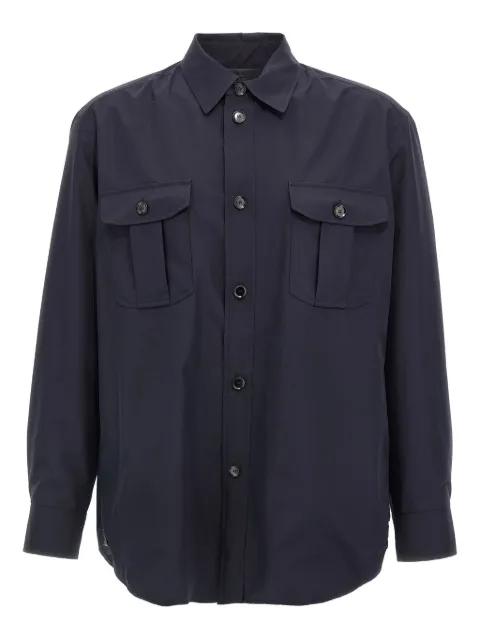 Vagabond button-up overshirt by BRIONI